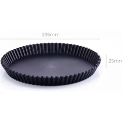 CleanBaking Kunststof Vlaaipan Gekarteld Ø20,5cm