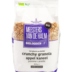 Crunchy Appel-Kaneel Biologisch 450g