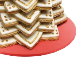 Culpitt Cakeboard Rood Mat Extra Stevig Ø25cm