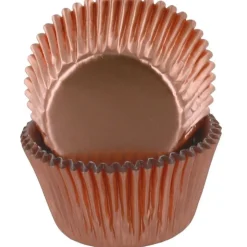 Culpitt Cupcake Vormpjes Folie Rosé Goud 50mm 50st.