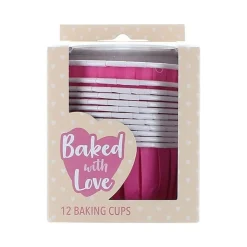 Culpitt Cupcake Vormpjes Donker Roze 50mm 12st.