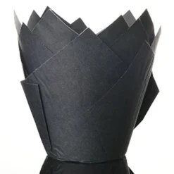 Culpitt Muffin Cups Tulp Zwart 50mm (50 stuks)