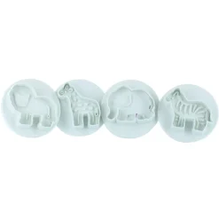 Culpitt Plunger Cutter Set Jungle Dieren 4st.