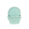 Cupcake Vormpjes HoM Chevron Mint Groen 50x33mm. 50st.**