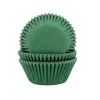 Cupcake Vormpjes HoM Donker Groen 50x33mm. 50st.