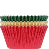 Cupcake Vormpjes HoM Folie Kerst 51x38mm. 36st.