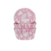 Cupcake Vormpjes HoM Geboorte Roze 50x33mm. 50st.