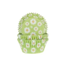 Cupcake Vormpjes HoM Madelief 50x33mm. 50st.