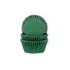 Cupcake Vormpjes HoM MINI Donker Groen 35x23mm. 60st.