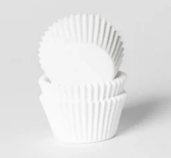 Cupcake Vormpjes HoM MINI Wit 35x23mm. 500st.