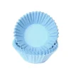 Cupcake Vormpjes HoM Pastel Blauw Petitfour 25x19mm. 100st**