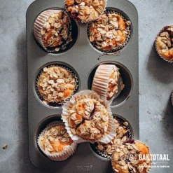 Cupcake Vormpjes HoM Wit 50x33mm. 50st.