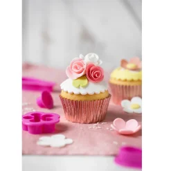 Cupcake Vormpjes MINI Rosegoud Ø27x17(h) mm 180 stuks