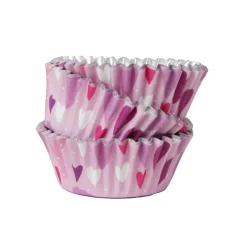 Cupcake Vormpjes PME Hartjes 30 stuks