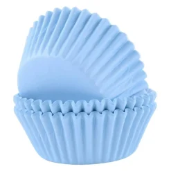 Cupcake Vormpjes PME Licht Blauw 60 stuks