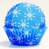 Cupcake Vormpjes PME MINI Sneeuwvlokken 100 stuks