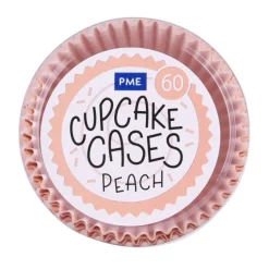 Cupcake Vormpjes PME Peach 60 stuks
