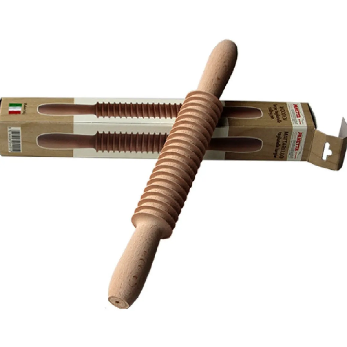 Deegroller Hout Tagliatelle Groot Ø4cm**