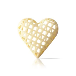 Dobla Chocoladedecoratie Hart Wit (32 stuks)