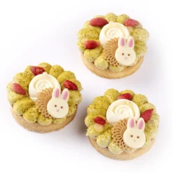 Dobla Chocoladedecoratie Paashaas Wit (90 stuks)