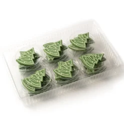 Dobla Chocoladedecoratie Kerstboom Groen (72 stuks)