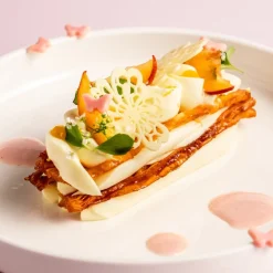 Dobla Chocoladedecoratie Lace Bloemen Wit (96 stuks)