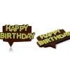 Dobla Chocoladedecoratie Happy Birthday (150 stuks)