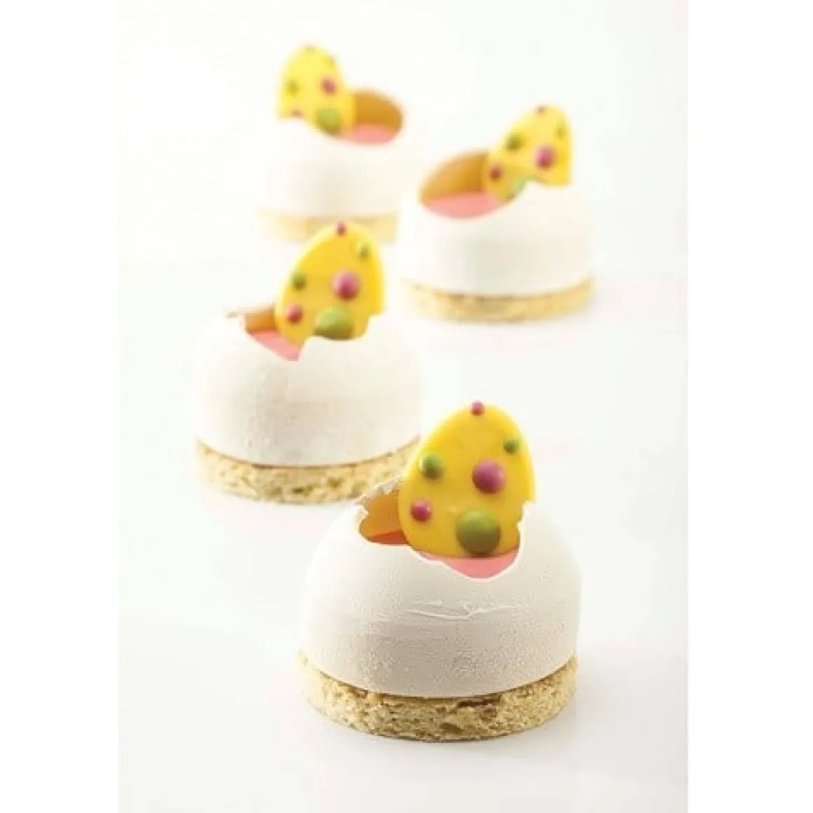 Dobla Chocoladedecoratie Gekleurd Ei Mini (192 stuks)