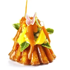 Dobla Chocoladedecoratie Vlinders Roze/Wit (120 stuks)