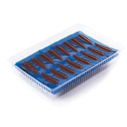 Dobla Chocoladedecoratie Blaadjes Wit, Melk en Puur 160st.