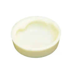 DV Chocoladedecoratie Kuipje Rond Wit 144st**