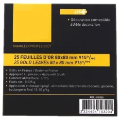 Eetbaar Bladgoud 25 sheets