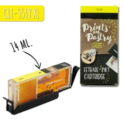 Eetbare Inkt Cartridge Geel XL (CLI-551Y)