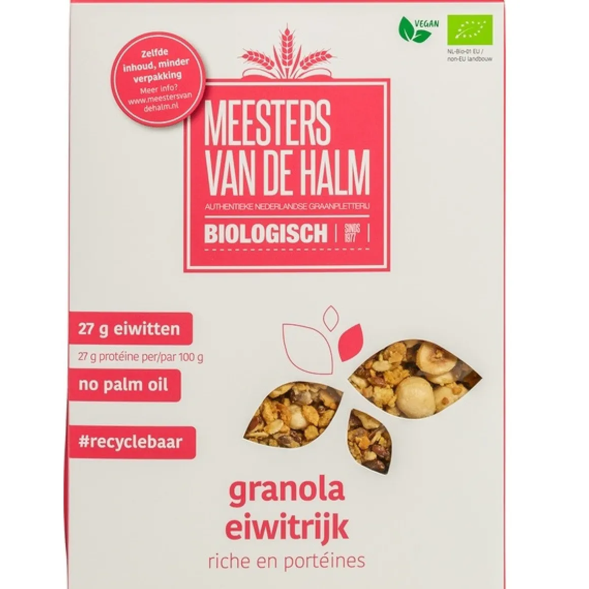 Eiwitrijke Granola Biologisch 350g**