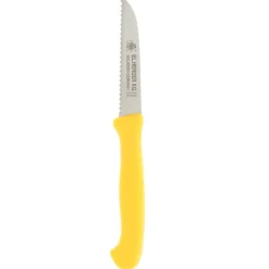 El Herder Gekarteld Schilmes RVS Geel 8cm