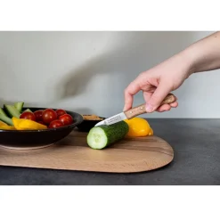 El Herder Schilmes RVS met Houten Handvat 8cm