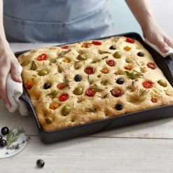 Emile Henry Broodbakvorm Focaccia Fusain 40,5x32x7cm