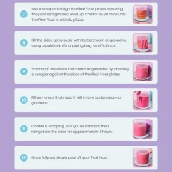 Frost Form Flexi Botercrème Plaat Rond 21,6cm Set/2