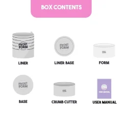 Frost Form Taart Coating Kit Rond 18cm