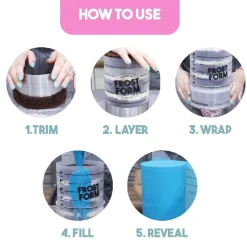 Frost Form Taart Coating Kit Rond 18cm