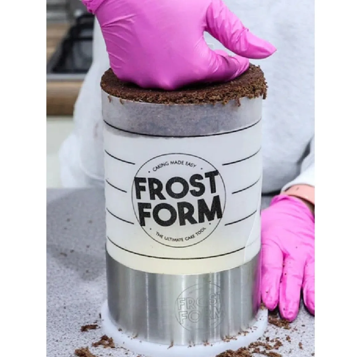 Frost Form Taart Coating Kit Rond 10cm