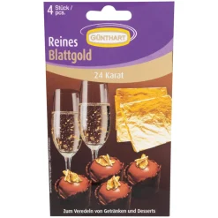 Günthart Eetbaar Bladgoud 4 sheets