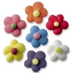 Günthart Suikerdecoratie Bloemen Gekleurd Klein 210st.