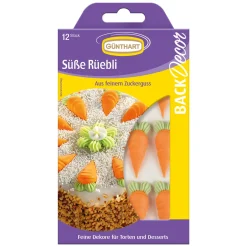 Günthart Suikerdecoratie Wortels 12st.