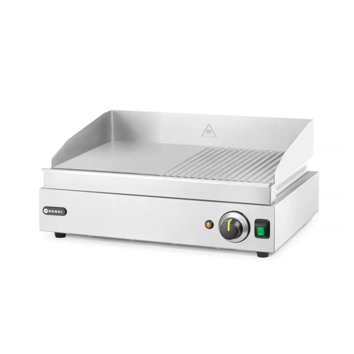 Hendi Bakplaat half geribbeld 1/2 glad 1/2 geribd 230V/2400W