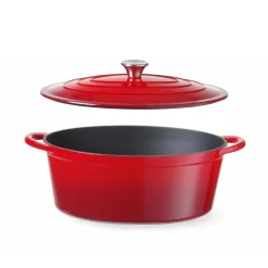 Hendi Braadpan geëmailleerd gietijzer