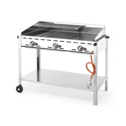 Hendi Green Fire 3 branders incl. bakplaat + 2 GN1/1 rooster