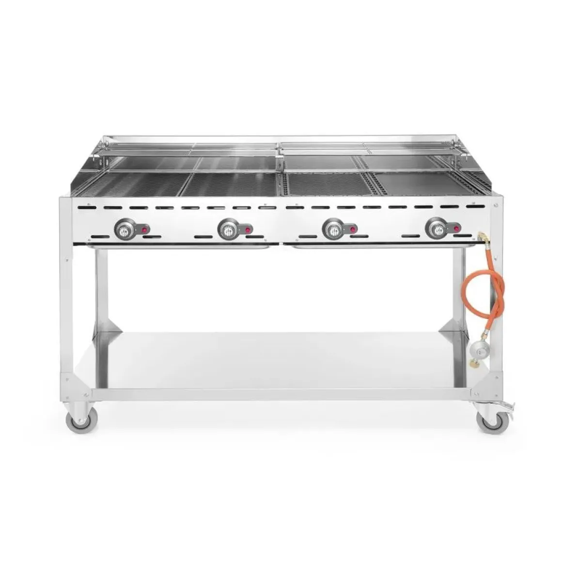 Hendi Green Fire 4 branders- 2 bakplaten + 2 GN1/1 roosters