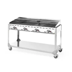 Hendi Green Fire 4 branders- 2 bakplaten + 2 GN1/1 roosters