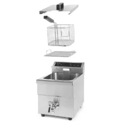 Hendi Inductie friteuse met aftapkraan - 8L